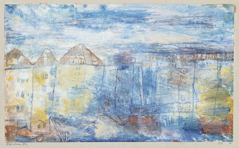 Utsikt over et torg - Paul Klee
