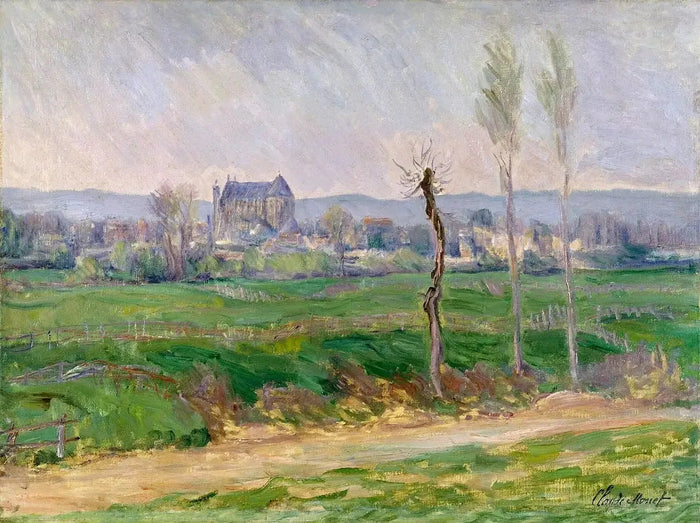 Utsikt over Vernon W1061 - Claude Monet