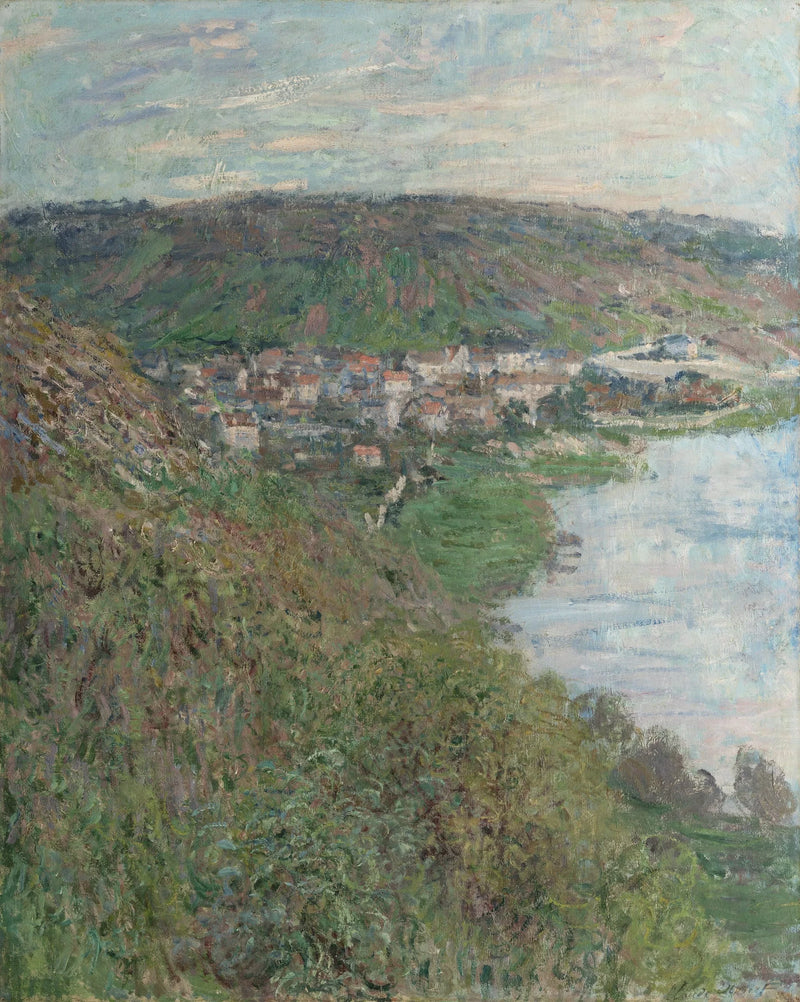 Utsikt over Vétheuil W603 - Claude Monet