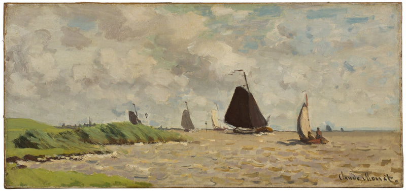 Utsikt over Voorzaan W179 - Claude Monet