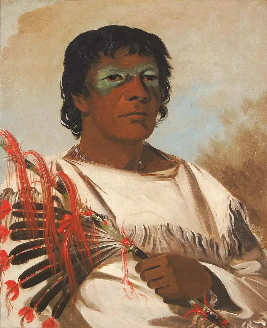 Wah-pe-kée-suck, Hvit Sky (kalt Profeten), rådgiver for Black Hawk - George Catlin

Source:
Wah-pe-kée-suck, Nuage Blanc (appelé le Prophète), conseiller de Black Hawk - George Catlin