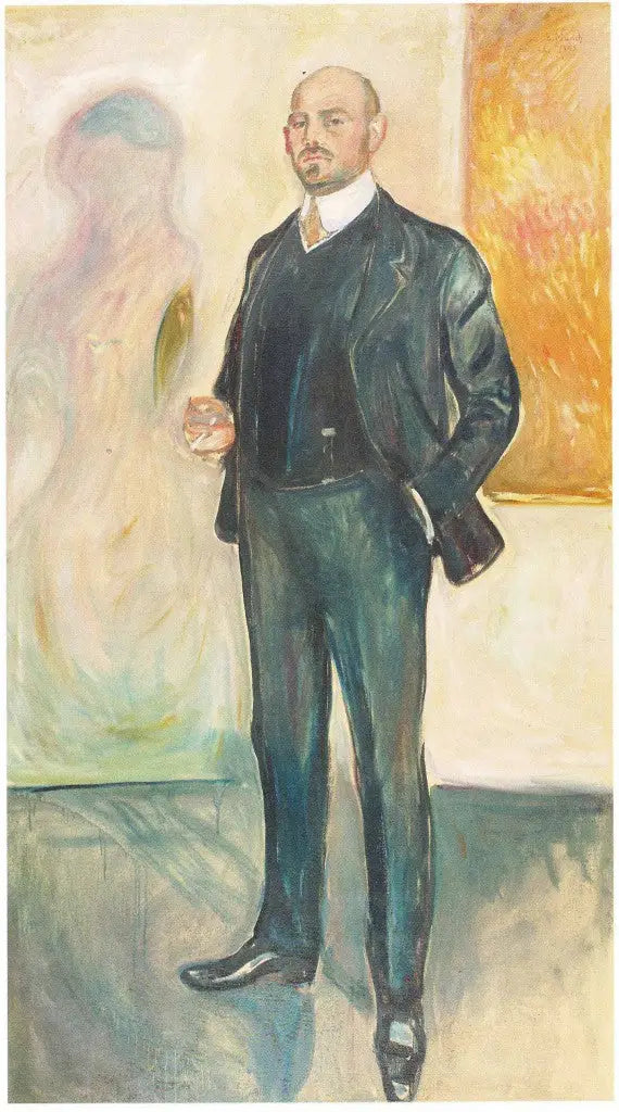 Reproduction du tableau « Walter Rathenau - Edvard Munch » par Alpha Reproduction en peinture à l’huile