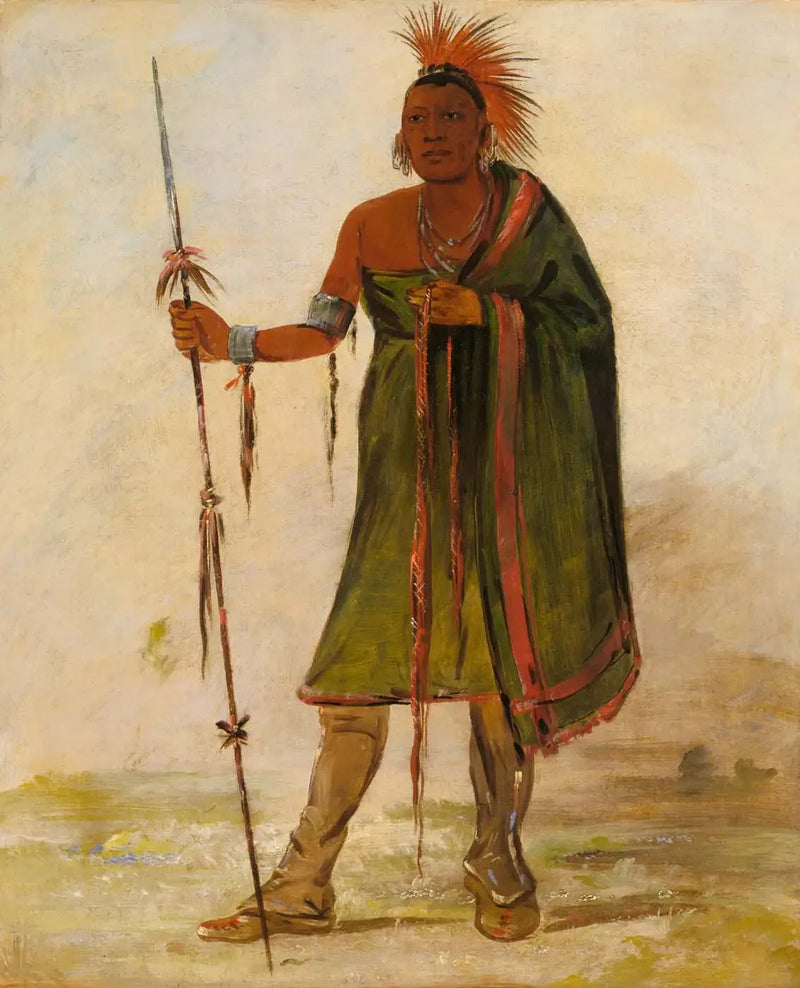 Vask-ím-pe-shee, skitten, en utmerket kriger - George Catlin

Source:
Wash-ím-pe-shee, fou, un guerrier distingué - George Catlin