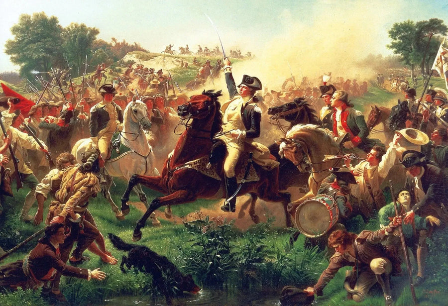Washington samler troppene ved Monmouth - Emanuel Leutze

Source:
Washington rassemblant les troupes à Monmouth - Emanuel Leutze