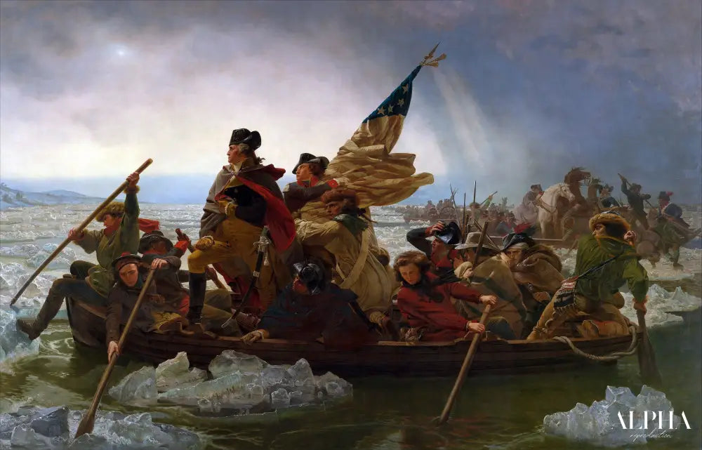 Washington traversant le Delaware - Emanuel Leutze - Reproductions de tableaux et peintures haut de gamme