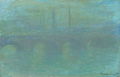 Waterloo Bridge, i skumringen - Claude Monet