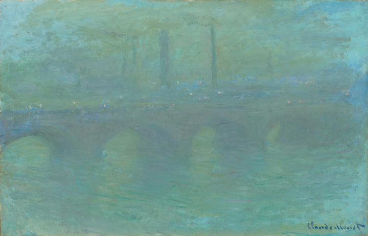 Waterloo Bridge, i skumringen - Claude Monet