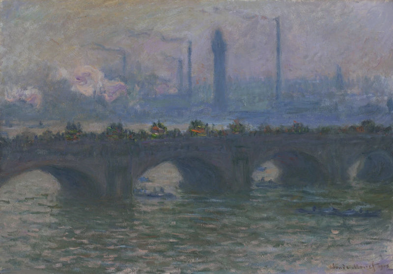 Waterloo-broen - Claude Monet