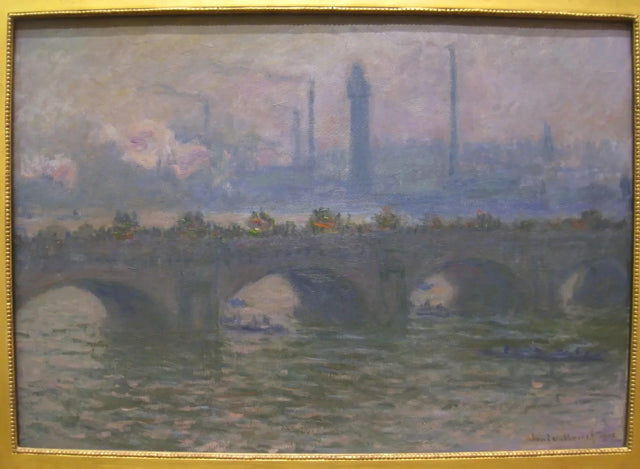 Waterloo Bridge, Worcesters versjon - Claude Monet