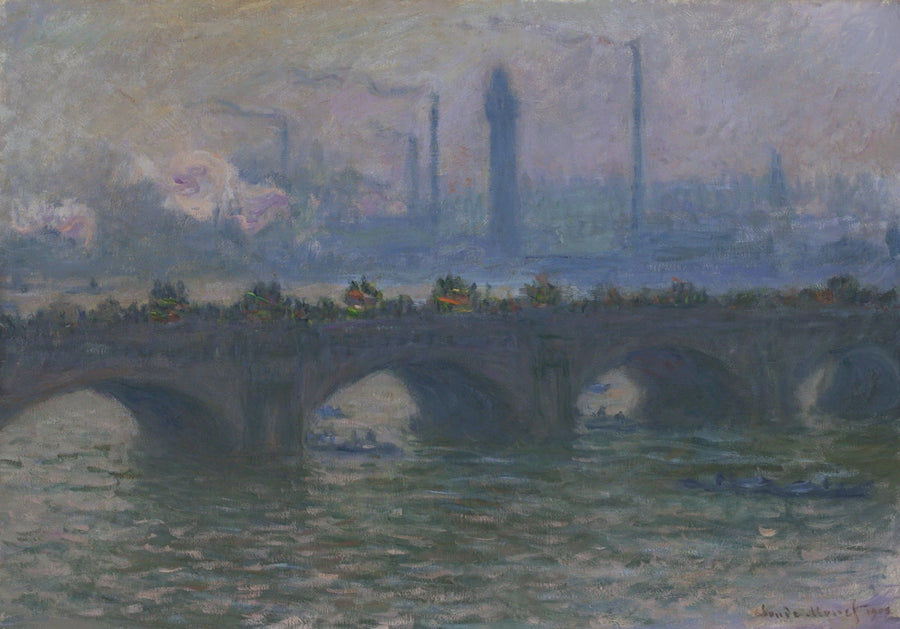Waterloo-broen - Claude Monet