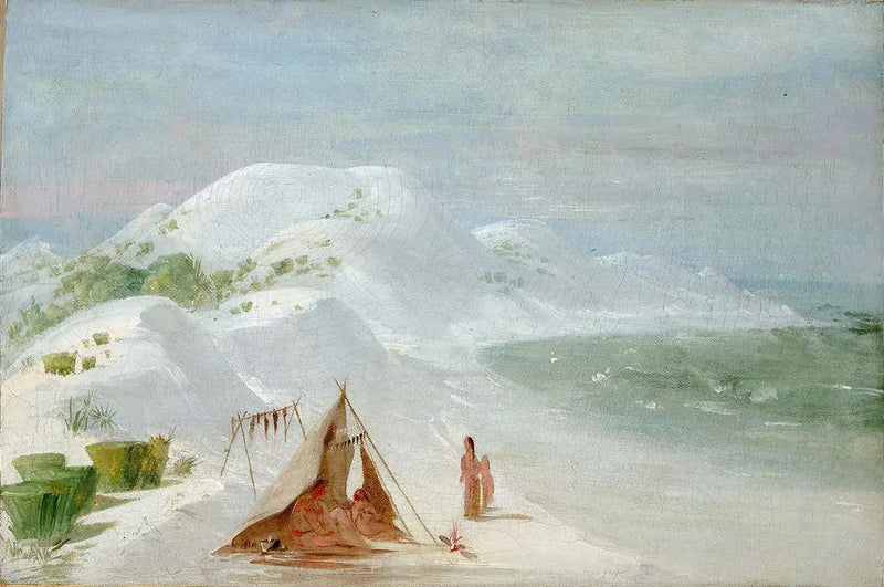 Hvite sandklipper, på Santa Rosa-øya, nær Pensacola - George Catlin

Source:
White Sand Bluffs, sur l'île de Santa Rosa, près de Pensacola - George Catlin