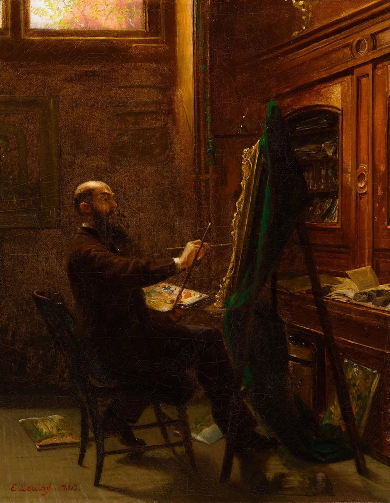 Worthington Whittredge i sitt studio på Tenth Street - Emanuel Leutze

Source:
Worthington Whittredge dans son studio de Tenth Street - Emanuel Leutze