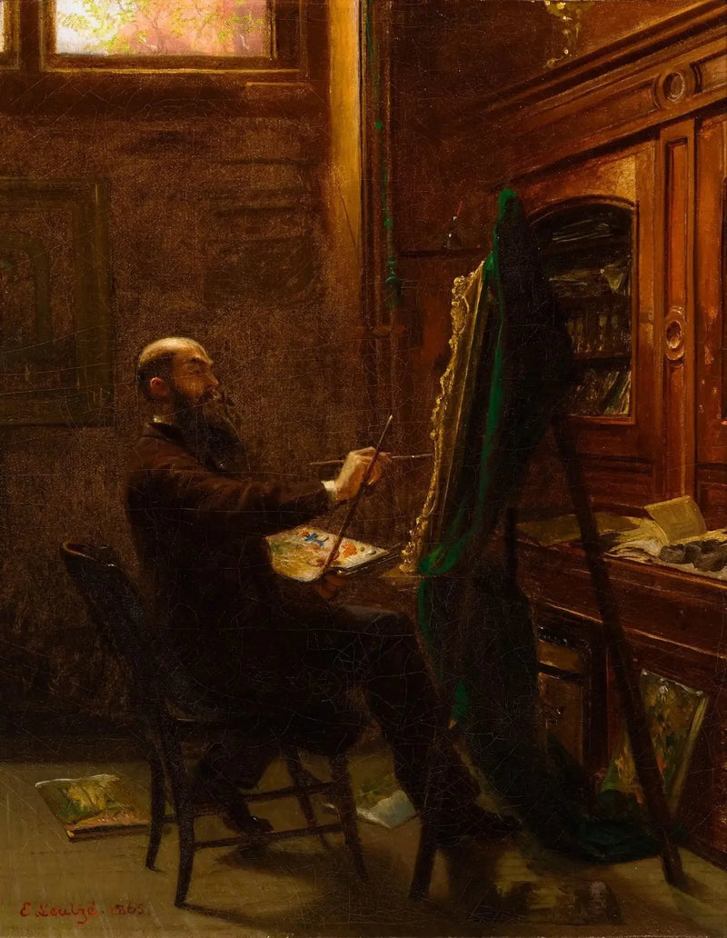 Worthington Whittredge i sitt studio på Tenth Street - Emanuel Leutze

Source:
Worthington Whittredge dans son studio de Tenth Street - Emanuel Leutze