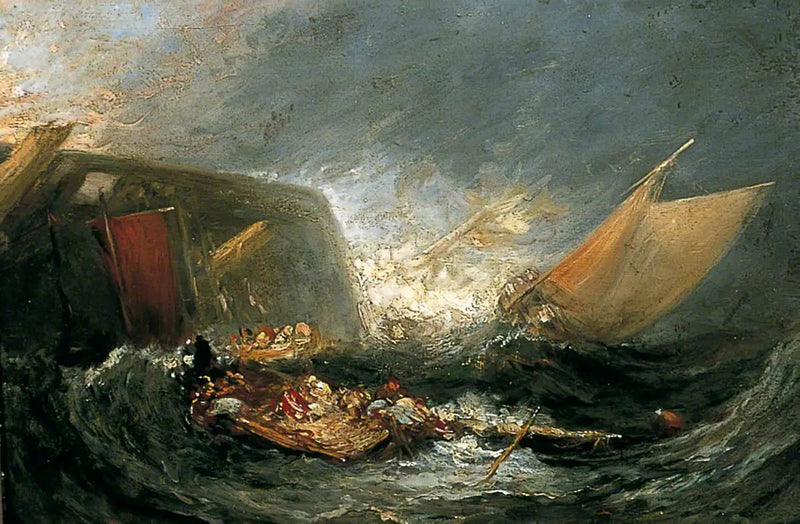 Forlis av et transportskip - J. M. W. Turner