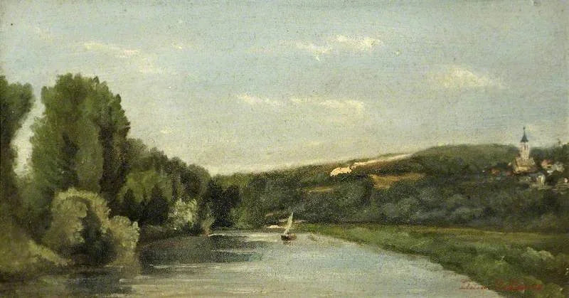 Yacht på elven - Stanislas Lépiné