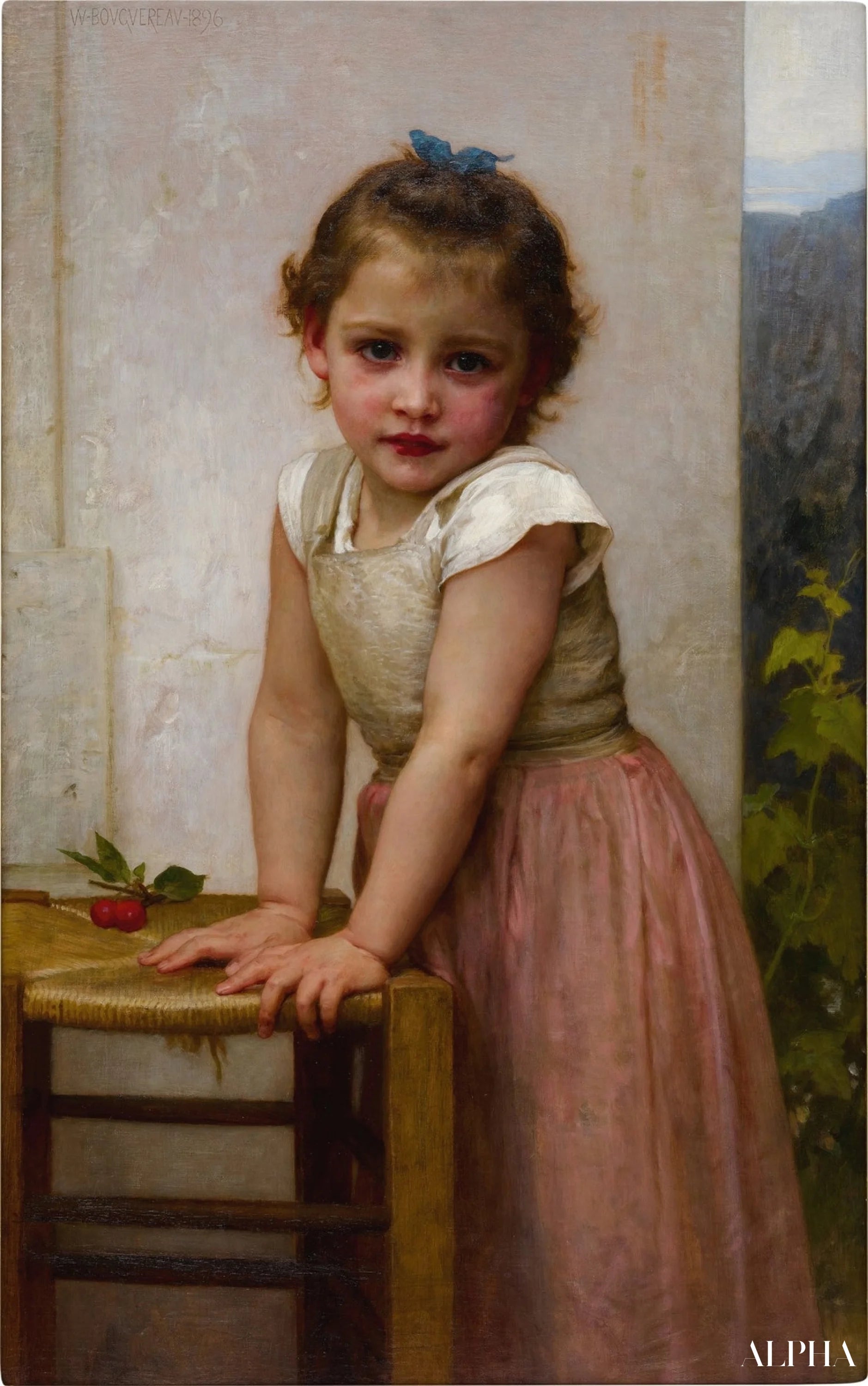 Yvonne - William Bouguereau Reproduksjoner av oljemalerier
