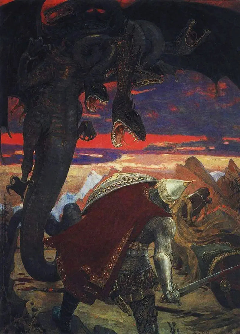 Zmey Gorynych - Viktor Vasnetsov

Source:
Zmey Gorynych - Viktor Vasnetsov